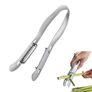 Effizienter und zeitsparender Spargelschäler Edelstahl Doppelklingen - Picture 1 of 12