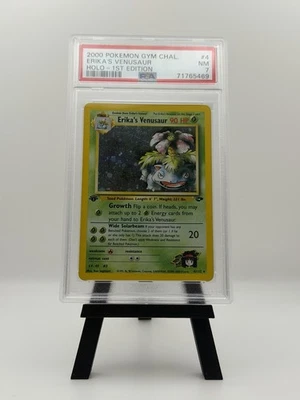 Pokémon TCG Erika's Venusaur 1st Edition Holo Rare 4/132 Gym Challenge PSA 7 - Image 1 of 2
