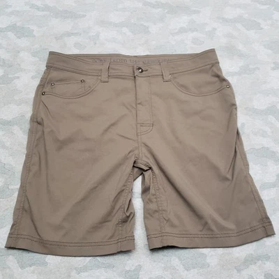 Prana Shorts Mens 36x9 Brown Pockets Outdoors Hiking Travel Camp - Image 1 of 4