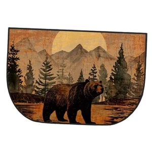 Fireplace Hearth Rug Fireplace Mats Cabin Southwestern Fireproof Fire  - Picture 1 of 7