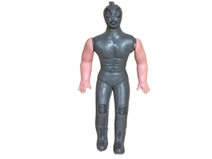VINTAGE BOOTLEG TOYS MEXICAN WRESTLING FIGHTER BLOWN PLASTIC FIGURE 80'S - Picture 1 of 3