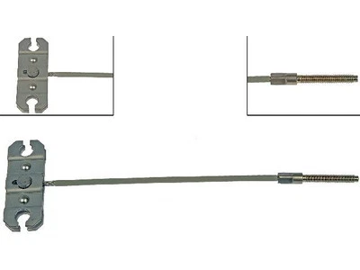 Para 2003-2008 Subaru Forester cabo de freio de estacionamento dianteiro Dorman 12797CDPJ 2004 - Imagem 1 de 2