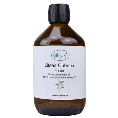 SALA (SALANDIS EGBR) Sala Litsea Cubeba ätherisches Öl naturrein 500 ml Glasflasche