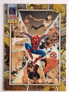 2024 Topps Chrome Marvel Spider-Man Gold Short Print Insert SG-1  - Bild 1 von 2