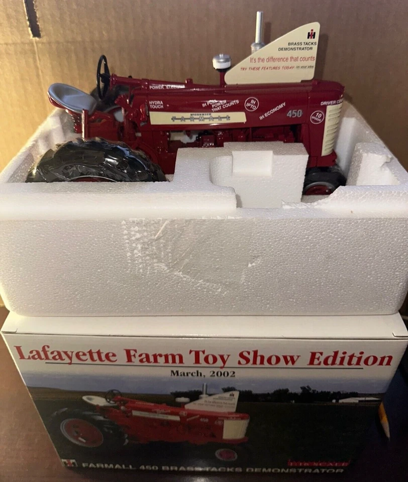 Spec Cast 1/16 Farmall 450 Brass Tacks Demonstrator Tractor #CUST724 #332 - Image 1 of 1