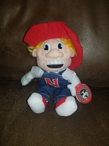 Collegiate Critters Nebraska Cornhuskers Herbie Mascot Plush (1-10) Cover