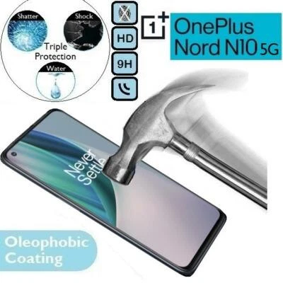 100% Genuine Tempered Glass Screen Protector (One Plus) For OnePlus Nord N10 5G - Image 1 of 2