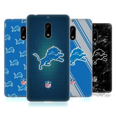 FUNDA DE GEL SUAVE OFICIAL DE LA NFL DETROIT LIONS ILUSTRACIONES PARA TELÉFONOS NOKIA 1 Foto 1 de 4