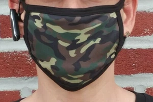 New Face Mask Camouflage Reusable Washable Protection Cover Breathable Cotton - Picture 1 of 3