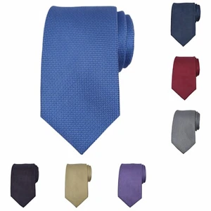 ALARA Mens Silk Tie 3.15 Micro Woven Classic Designer Dress Fashion Necktie $80 - Picture 1 of 37