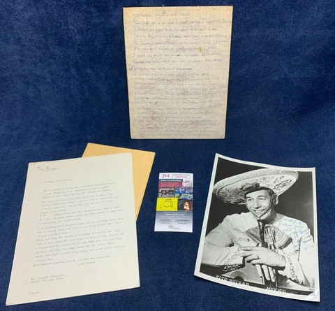 Tito Guizar Autograph JSA CERTIFIED Signed 8x10 Photo MEXICAN COWBOY SINGER STAR Cover