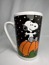 Snoopy Peanuts Drinking Cup Halloween Great Pumpkin Tall Large Coffee Mug 12oz
