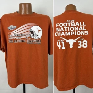 Texas Longhorns Rose Bowl Champions 2006 T-Shirt XL Burnt Orange UT Football VTG - Imagen 1 de 15