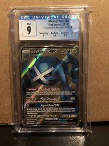 2017 Pokemon Sun Moon Guardians Rising Metagross GX 139/145 CGC Mint 9 Subgrades - Picture 1 of 2