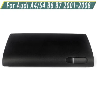 Black Glove Box Door Lid W/ Buckle For Audi A4 S4 B6 B7 2001-2008 RS4 2006-2008 - Image 1 of 4