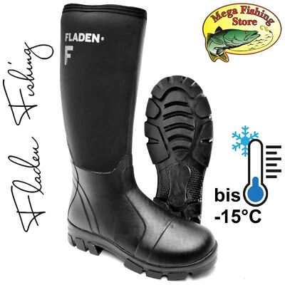 Fladen Fishing Neopren Winter Stiefel - Outdoor Angler Thermo Schuhe - bis -15°C - Bild 1 von 4