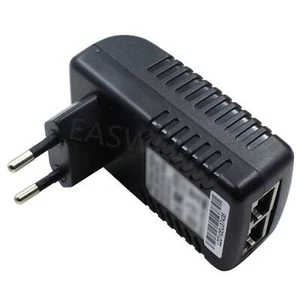 Interruptor de pared inyector DC 12V 0.5A POE adaptador de corriente cámara Ethernet inalámbrica CCTV - Imagen 1 de 3