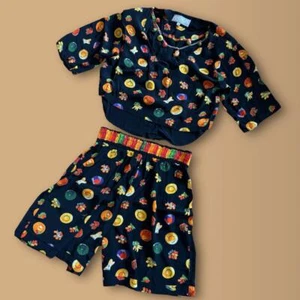 Women size M Made In Usa Vintage Setup Top Dress Shirt Cut Sewn Original Limited - Picture 1 of 12