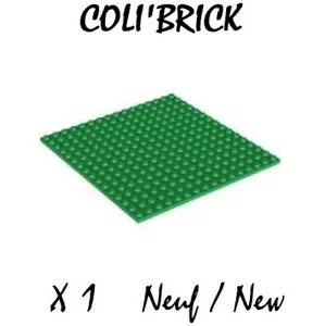 Lego 91405 - 1x Brique Plaque / Base Plate 16x16 - Vert / Green - NEUF - Imagen 1 de 1