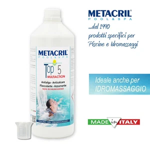 TOP 5 MULTIACTION 1 Litri - Antialga,Anticalcare,Flocculante,Azzurrante - Foto 1 di 1