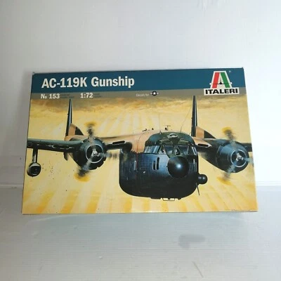 ITALERI 1/72 AC-119K GUNSHIP KIT MONTAGGIO NO.153 - Immagine 1 di 2
