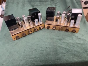 Pair of Pilotone Amplifiers AA-905 AA905 Pilot KT66 Output Tube Integrated Amps - Picture 1 of 23