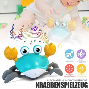 Baby Krabbelnde Krabbe Spielzeug,Sensorik Tanzende Krabbel mit Musik & Leuchten - Bild 1 von 17