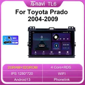 Reproductor de video radio coche pantalla navegación GPS para Toyota Land Cruiser Prado 120 LC120 - Imagen 1 de 32