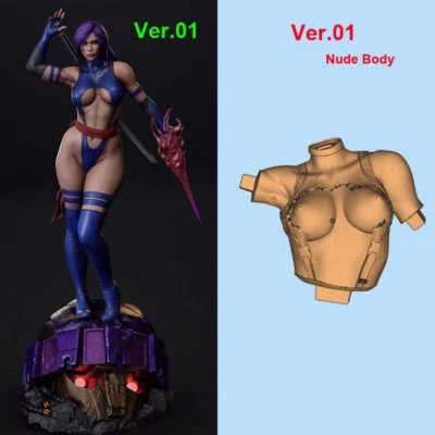 Psylock 3D Print Garage Kit Figure Model Kit Unassemble Unpainted GK 2Versions - Image 1 of 4