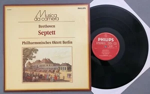 S792 Beethoven Septet Members of Philharmonic Octet BPO Philips 412 394-1 Stereo - Picture 1 of 3
