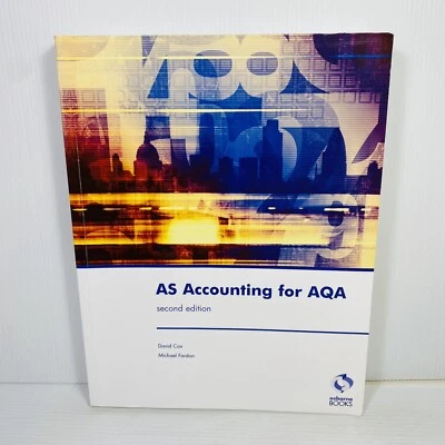 AS Accounting for AQA 2nd Edition by David Cox & Michael Fardon Large Paperback - Image 1 of 4