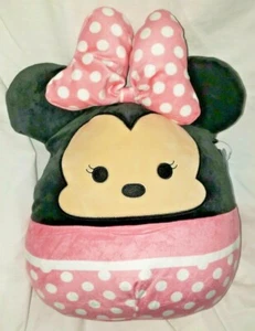 Squishmallows Disney Minnie Mouse 12" Kellytoy Neu mit Etikett rosa Schleife Rarität - Bild 1 von 3
