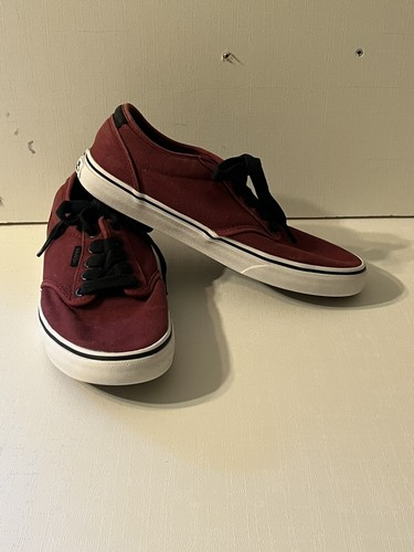 Scarpe Vans Off The Wall Uomo Taglia 8 Donna 9 1 2 Rosso Sneakers Basse 500714