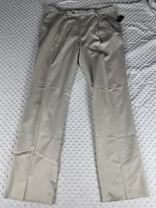 Brooks Brothers 346 Pants Pleated Khakis 40 S unhemmed New* - Picture 1 of 9