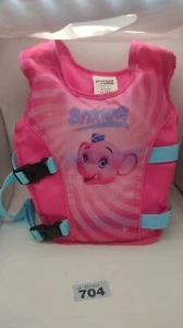 Swim Jacket Anxious Kids Ages 2-3 Years Pink Polyester Shell Comfortable 15-18kg - Picture 1 of 6