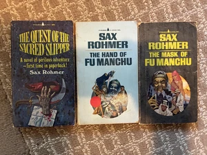 3 vintage Pyramid paperbacks by Sax Rohmer Fu Manchu and more! - Bild 1 von 1
