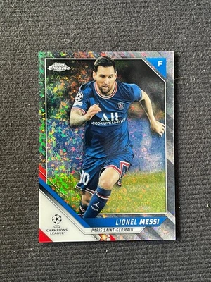 Lionel Messi 2021-22 Topps Chrome Sparkle 087/275 #100 - Image 1 of 2