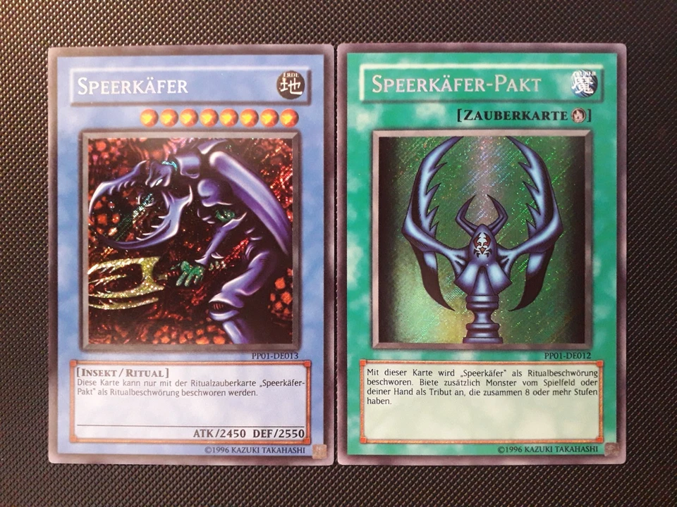 Yu-Gi-Oh! Speerkäfer PP01-DE013, Secret Rare, 2. Auflage, Deutsch, NM/Back EX - Bild 1 von 4