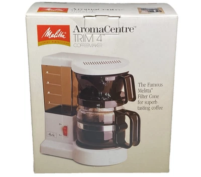Vintage Melitta Trim 4 AromaCentre 4 Cup Coffee Maker Mode LCM-4S - NEW - Image 1 of 4