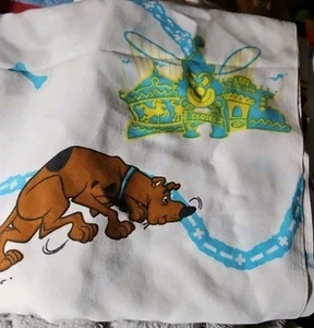 Scooby Doo Twin Sheets, Flat And Fitted 1998 Made In USA Vintage Dan River - Picture 1 of 8