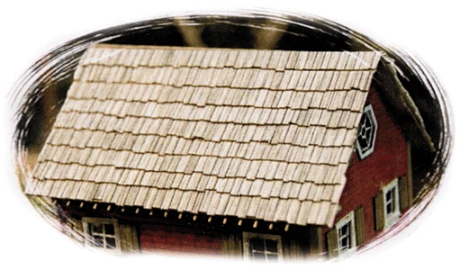 Bar Mills 224 O Scale Split Shakes -- Gray - Image 1 of 1