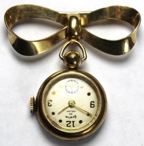 Reloj Colgante Enfermera Geneva by Orloff con Tapa Llena de Oro - De Colección - Piezas/Reparación - Imagen 1 de 5