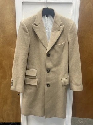 Jack Spade Men's Barton Topcoat Size 36 100% Wool - Image 1 of 4