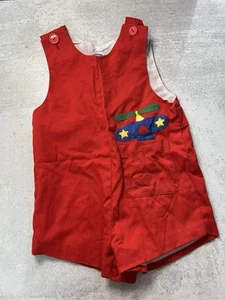 Vintage Samara Boys 2T Lined Helicopter Romper - Picture 1 of 3