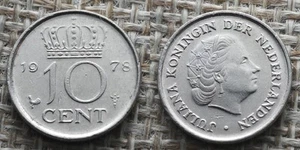 Coin Pays-Bas - 1978 - 10 cents Juliana (N1144) - Picture 1 of 3