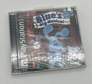 Blues Clues Big Musical (Sony Playstation 1 PS1, 2001) Nuevo Precintado De Colección PS1 - Imagen 1 de 2