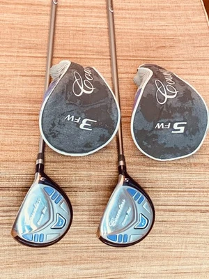 Fundas para la cabeza PowerBilt Countess 18° 3 madera y 21° 5 madera - 68 g de grafito flexibles para damas Foto 1 de 4