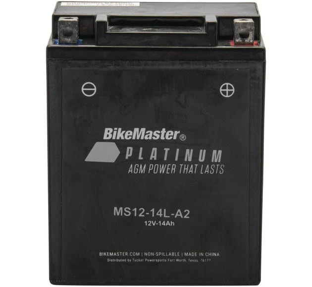 BikeMaster AGM Platinum II Battery #MS12-14L-A2 Aprilia Atlantic 500 2003-2005 Foto 1 de 1