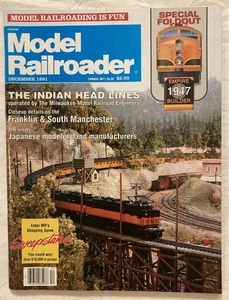 Model Railroader Magazine December 1991 Issue - Indian Head Lines - Picture 1 of 6