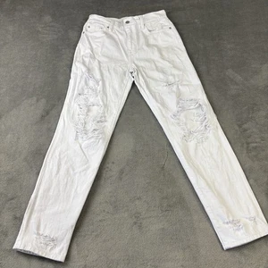 Pistola Jeans Damen 26 High Rise Relaxed Roller Distressed Weiß Denim P6626HFI - Bild 1 von 20